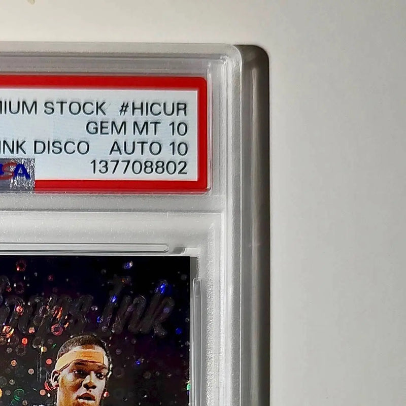 Eddy Curry 2023 Panini Premium NBA Hoops #HI-CUR Hoops Ink PSA 10 Auto 10 - Basketball Card Single
