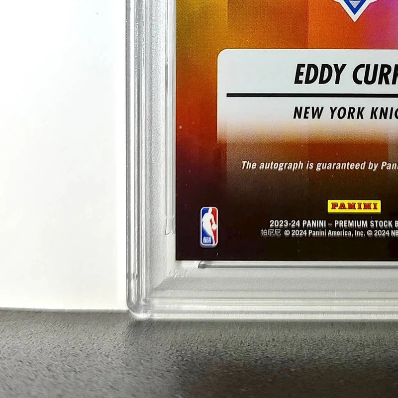 Eddy Curry 2023 Panini Premium NBA Hoops #HI-CUR Hoops Ink PSA 10 Auto 10 - Basketball Card Single