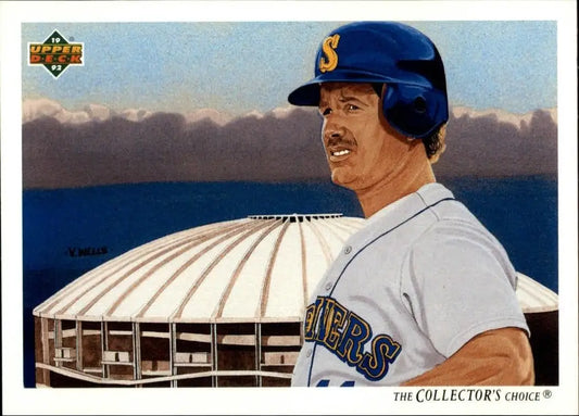 Edgar Martinez 1992 Upper Deck MLB #91 Team Checklist Card Seattle Mariners - Baseball Card Single