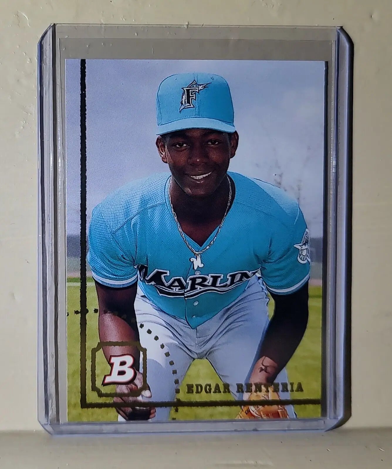 Edgar Renteria 1994 Topps Bowman MLB #94 Baseball Card Florida Marlins