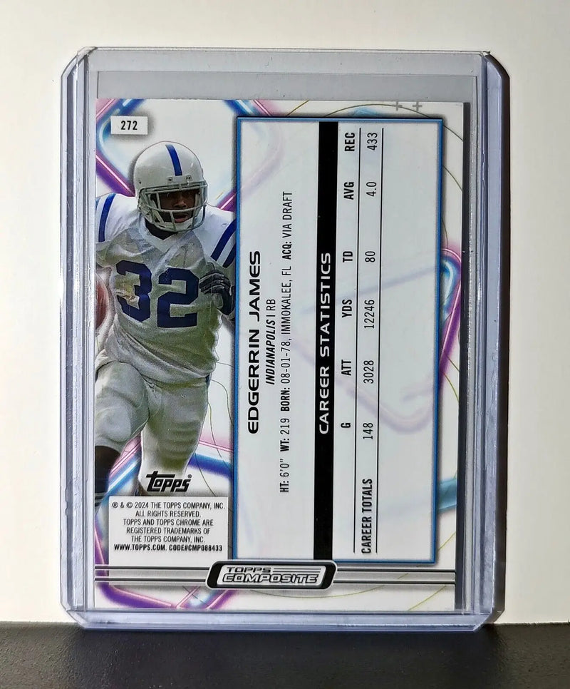 Edgerrin James 2023 Topps Chrome Cosmic NFL #272 Card Indianapolis Colts