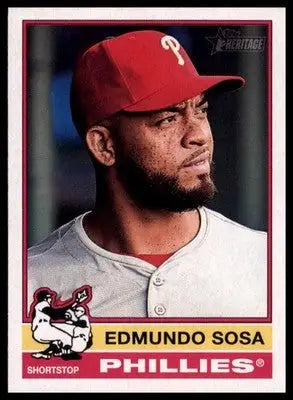Edmundo Sosa 2025 Topps Heritage #250 Philadelphia Phillies - Baseball Card Single