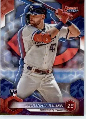 Edouard Julien - 2023 Bowman’s Best - #36 - Refractors Baseball - Baseball Card Single