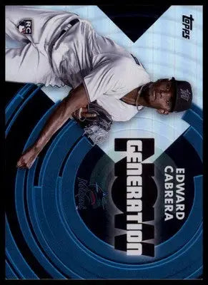 Edward Cabrera 2022 Topps Update Generation Now #GN-80 Miami Marlins - Baseball Card Single
