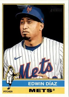 Edwin Díaz - 2025 Topps Heritage - #243 - Baseball - Baseball Card Single