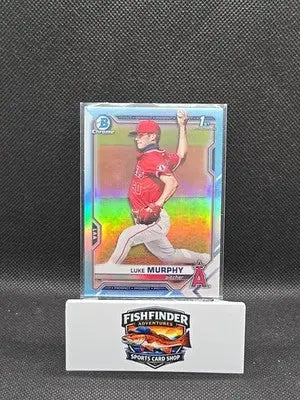 2021 Bowman Draft - Chrome Luke Murphy #BDC-167 Sky Blue Refractor (RC) - Baseball Card Single