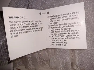 Effanbee’s Storybook Wizard Of Oz Glinda Good Witch Doll & Box FB1172 1987 Read - Entertainment Memorabilia