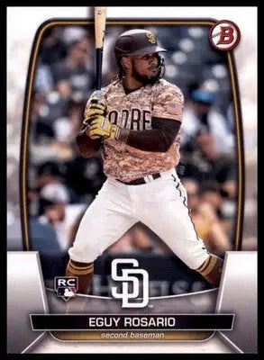 Eguy Rosario Rookie 2023 Bowman #63 San Diego Padres - Baseball Card Single