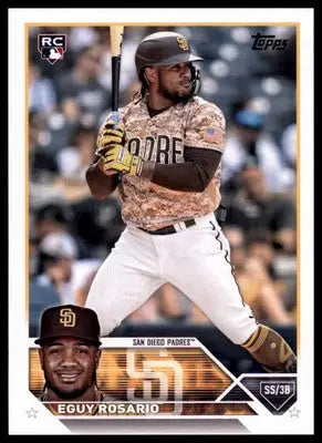 Eguy Rosario Rookie 2023 Topps #576 San Diego Padres - Baseball Card Single