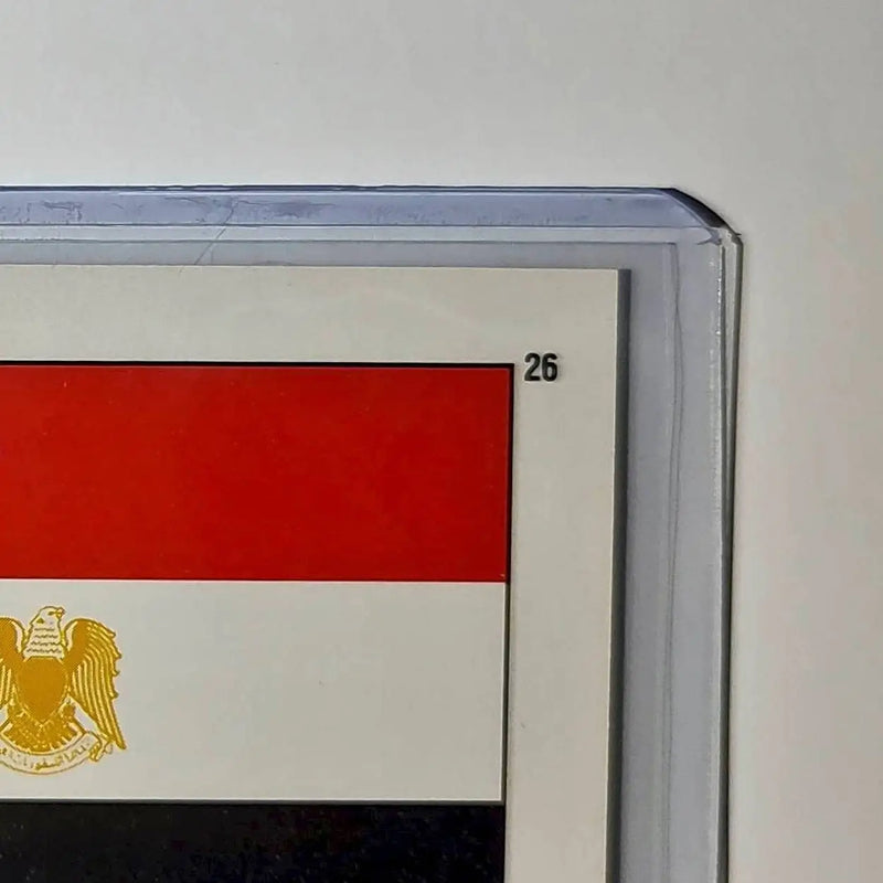 Egypt Flag 1991 Topps Desert Storm #26 Sticker Card