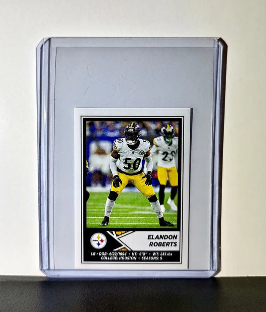 Elandon Roberts 2024 Panini NFL Sticker #163 Pittsburgh Steelers - Football Card Single