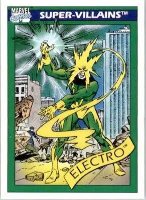 Electro - 1990 Impel Marvel Universe - #58 - Non_sport - Non-Sports Card Single
