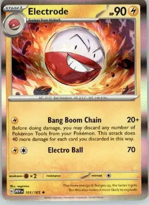 Electrode - SV: Scarlet & Violet 151 - 101/165 - Holo NM - Pokémon Card Single
