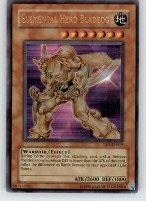Elemental Hero Bladedge - Starter Deck 2006 - YSD-EN019 - Heavily Played - Yu-Gi-Oh! Card Single