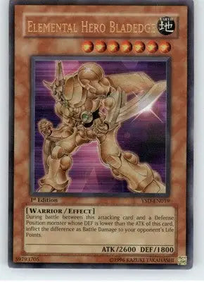 Elemental Hero Bladedge - Starter Deck 2006 - YSD-EN019 - Lightly Played - Yu-Gi-Oh! Card Single