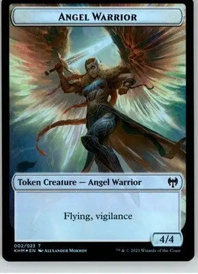 Elf Warrior // Angel Warrior Token - Kaldheim - 15 // 2 - Foil NM Magic - Magic Card Single
