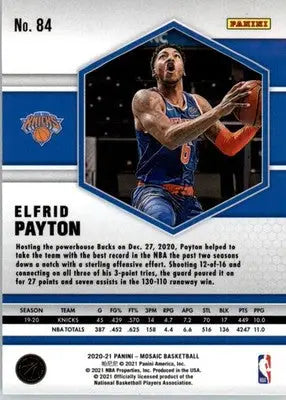 Elfrid Payton - 2020-21 Panini Mosaic - #84 - Basketball - Basketball Card Single