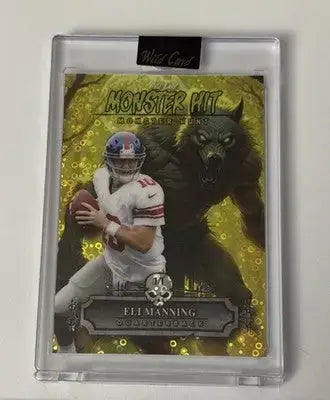Eli Manning 1/1 Wild Card 2025 Monster Hits MHWW-EM Monster Hunt SSP - Football Card Single
