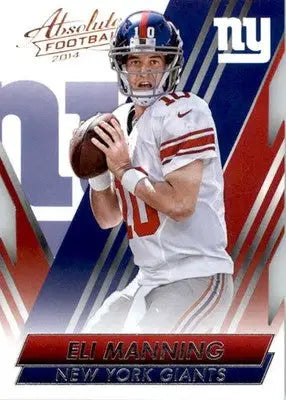 Eli Manning - 2014 Panini Absolute - #91 - Retail Football - Football Card Single