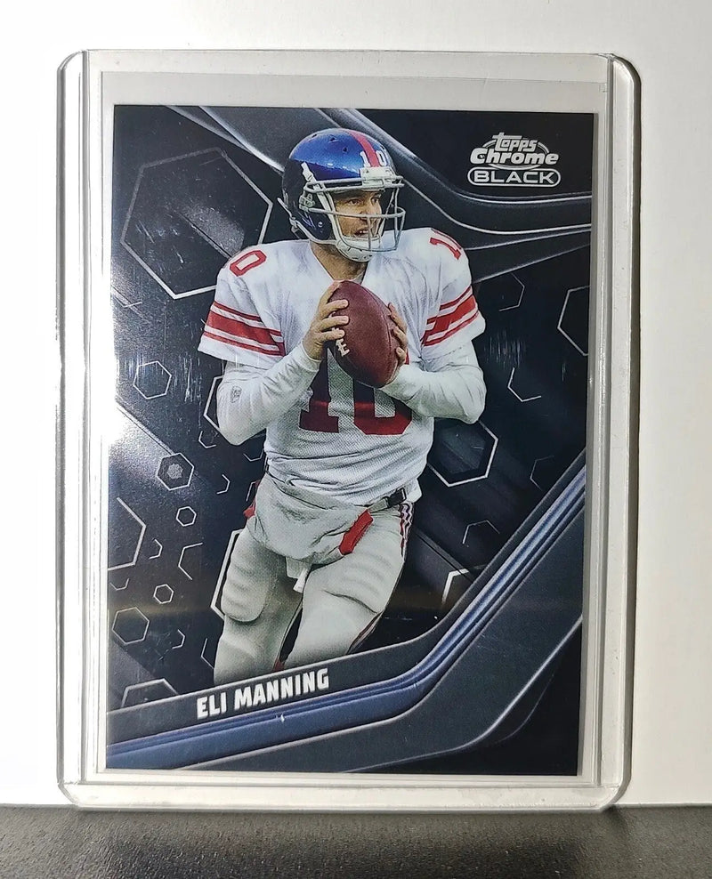 Eli Manning 2023 Topps Chrome Black NFL #134 Card New York Giants