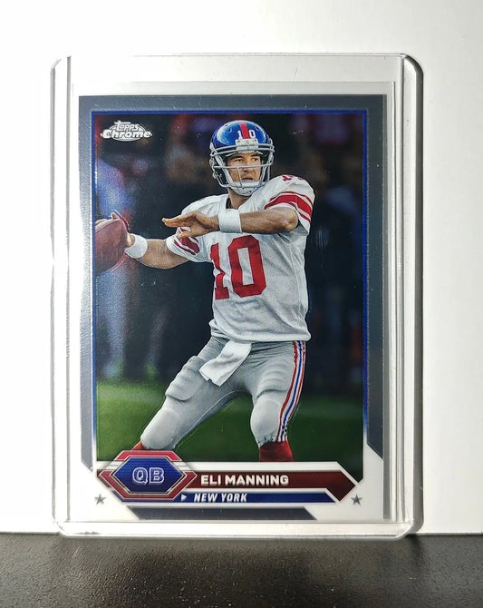 Eli Manning 2023 Topps Chrome NFL #23 Card New York Giants - Football Card Single