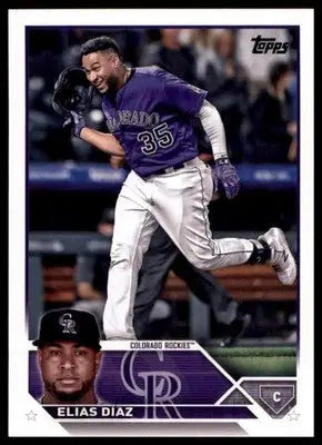Elias Díaz 2023 Topps #648 Colorado Rockies - Baseball Card Single