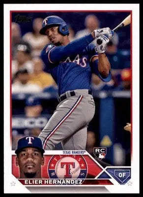 Elier Hernández Rookie 2023 Topps Update #US304 Texas Rangers - Baseball Card Single