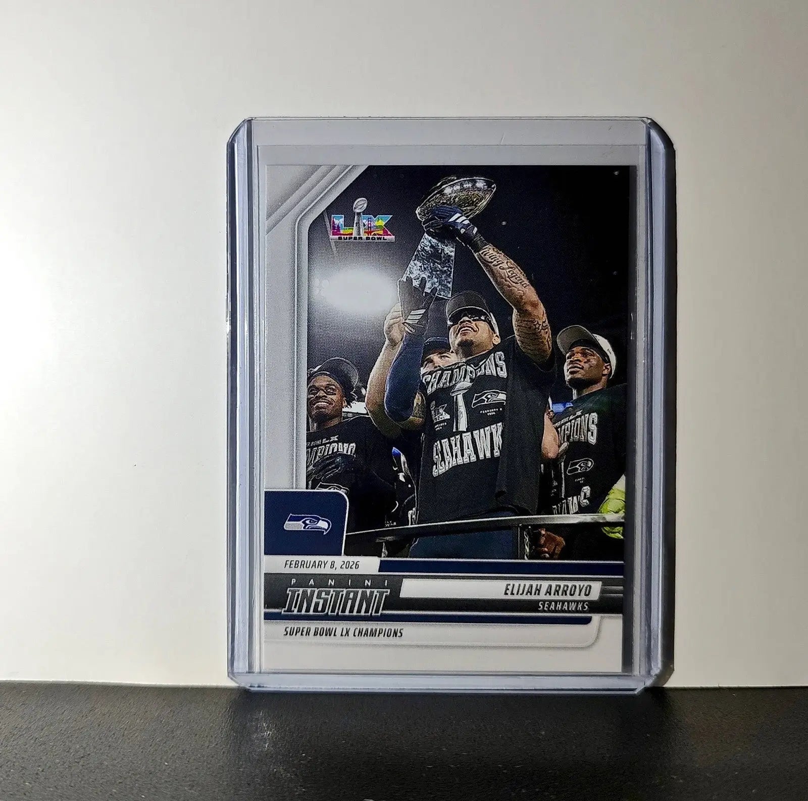 Elijah Arroyo 2026 Panini NFL Super Bowl LIX Champions #31 Card Seattle Seahawks - Football Card Single
