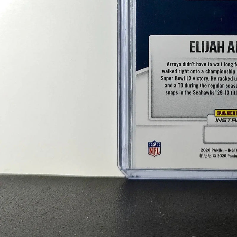 Elijah Arroyo 2026 Panini NFL Super Bowl LIX Champions #31 Card Seattle Seahawks - Football Card Single