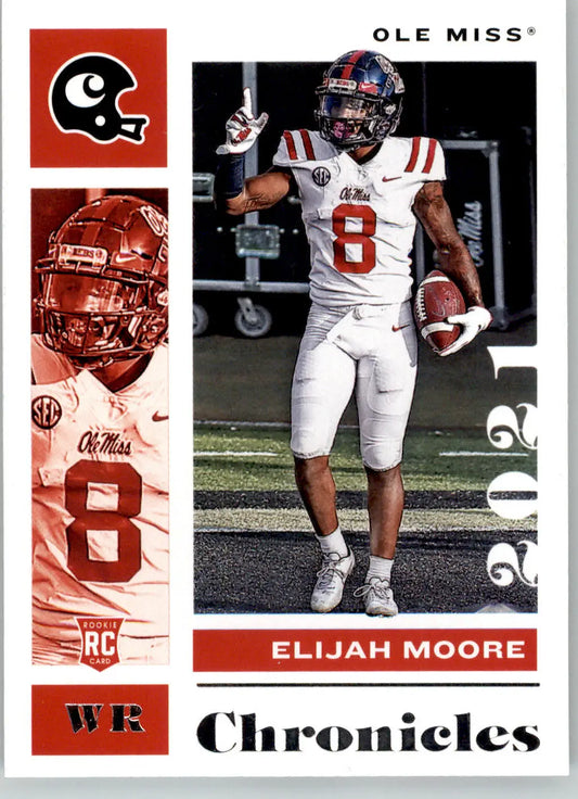 Elijah Moore - 2021 Panini Chronicles Draft Picks - #23 - Football - Football Card Single
