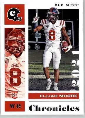 Elijah Moore - 2021 Panini Chronicles Draft Picks - #23 - Football - Football Card Single