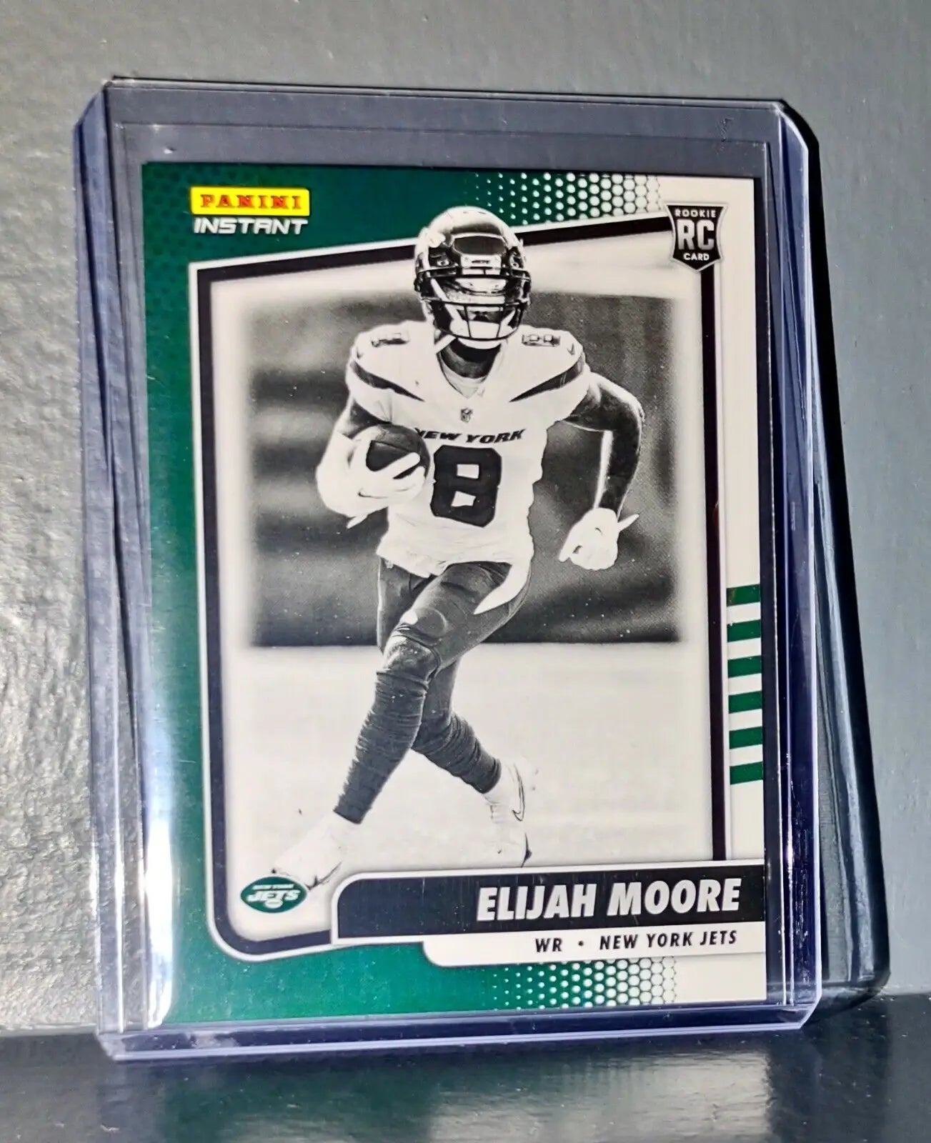 Elijah Moore 2021 Panini NFL Black and White Rookies #14 Card 1/2728 - Football Card Single