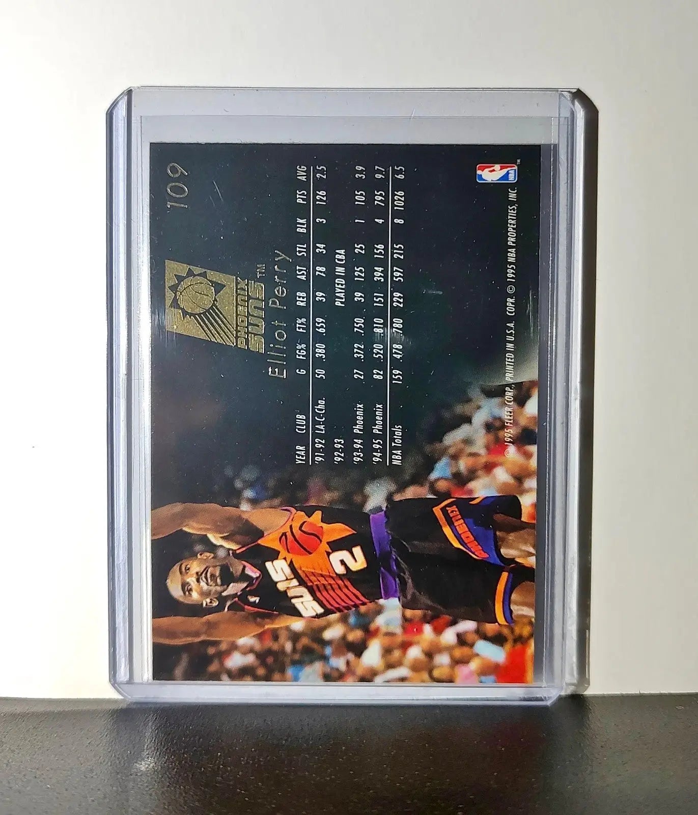 Elliot Perry 1995-96 Flair NBA #109 Card Phoenix Suns - Basketball Card Single