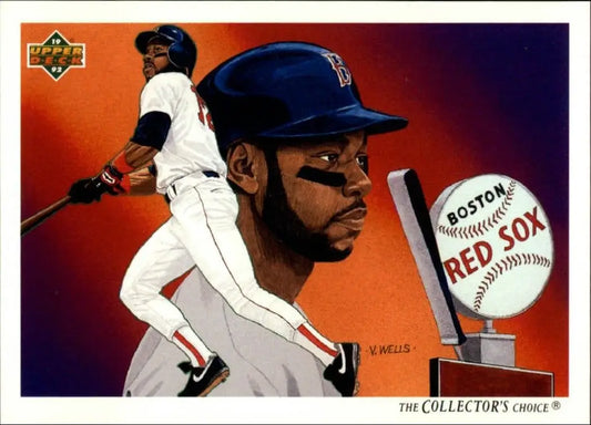 Ellis Burks 1992 Upper Deck MLB #94 Team Checklist Baseball Card Boston Red Sox - Baseball Card Single