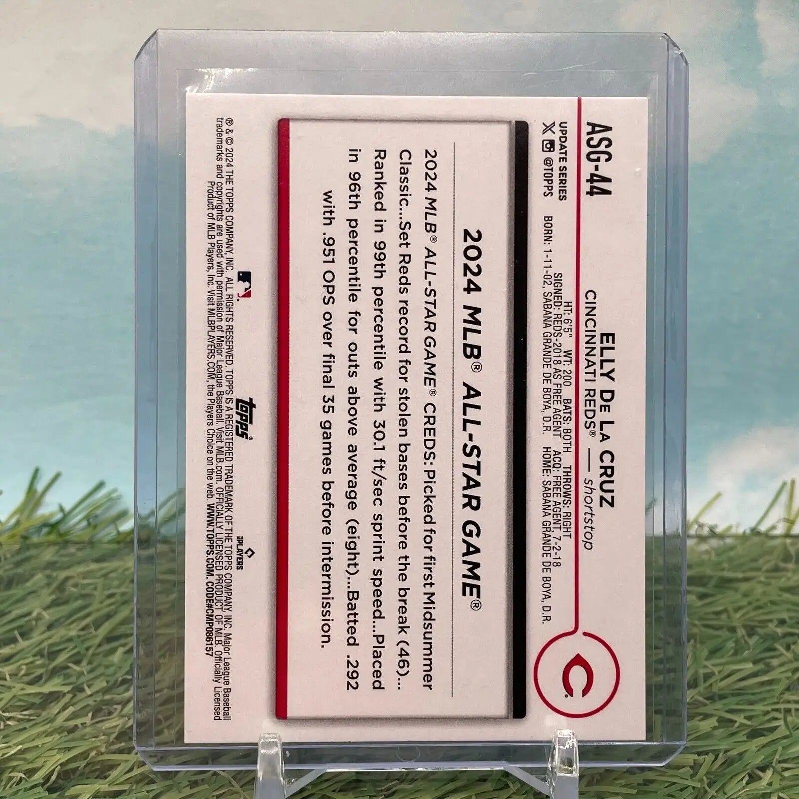 Elly De La Cruz 2024 Topps Update All-Star Game Reds RC baseball card