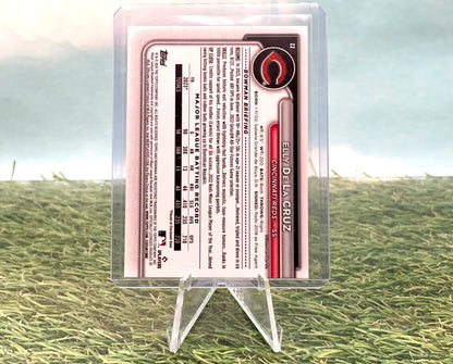 Elly De La Cruz -RC 2024 Bowman Baseball #22 Rookie Paper Base -Cincinnati Reds