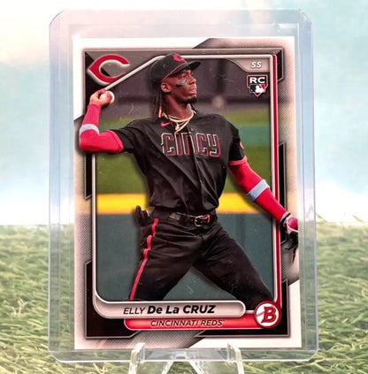 Elly De La Cruz -RC 2024 Bowman Baseball #22 Rookie Paper Base -Cincinnati Reds