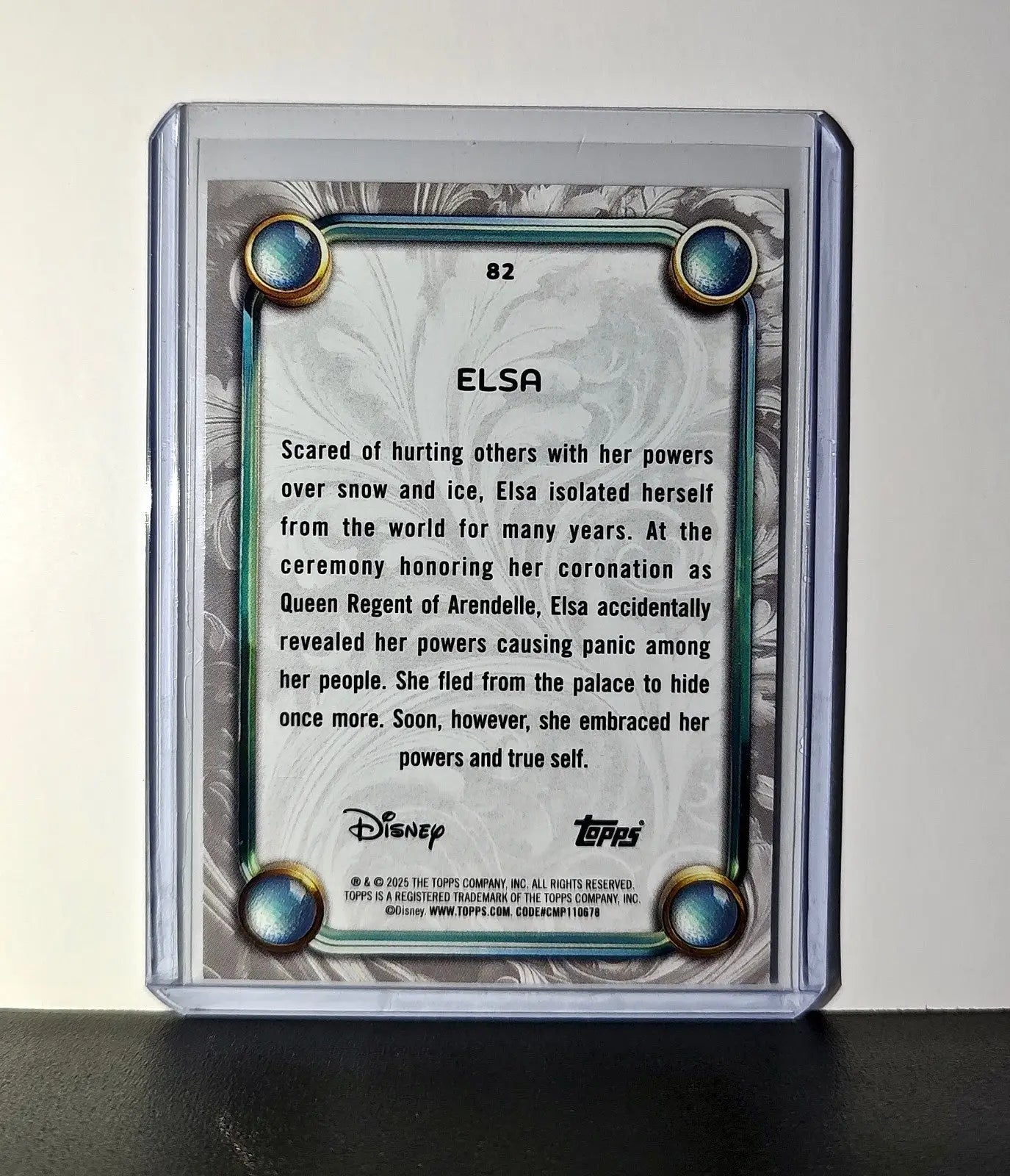 Elsa 2025 Topps Disney Wonder #82 Card Frozen