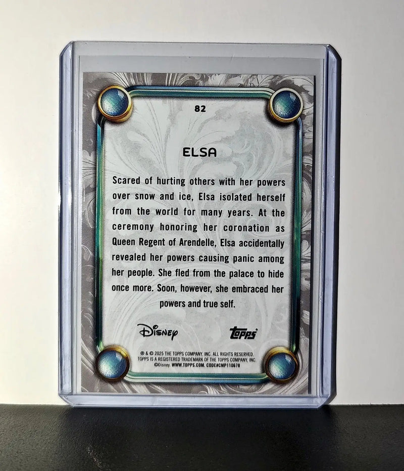 Elsa 2025 Topps Disney Wonder #82 Card Frozen