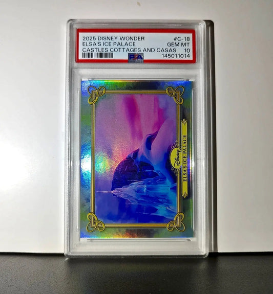 Elsa’s Ice Palace 2025 Topps Disney #C-18 Card Frozen PSA 10 - Non-Sports Card Single