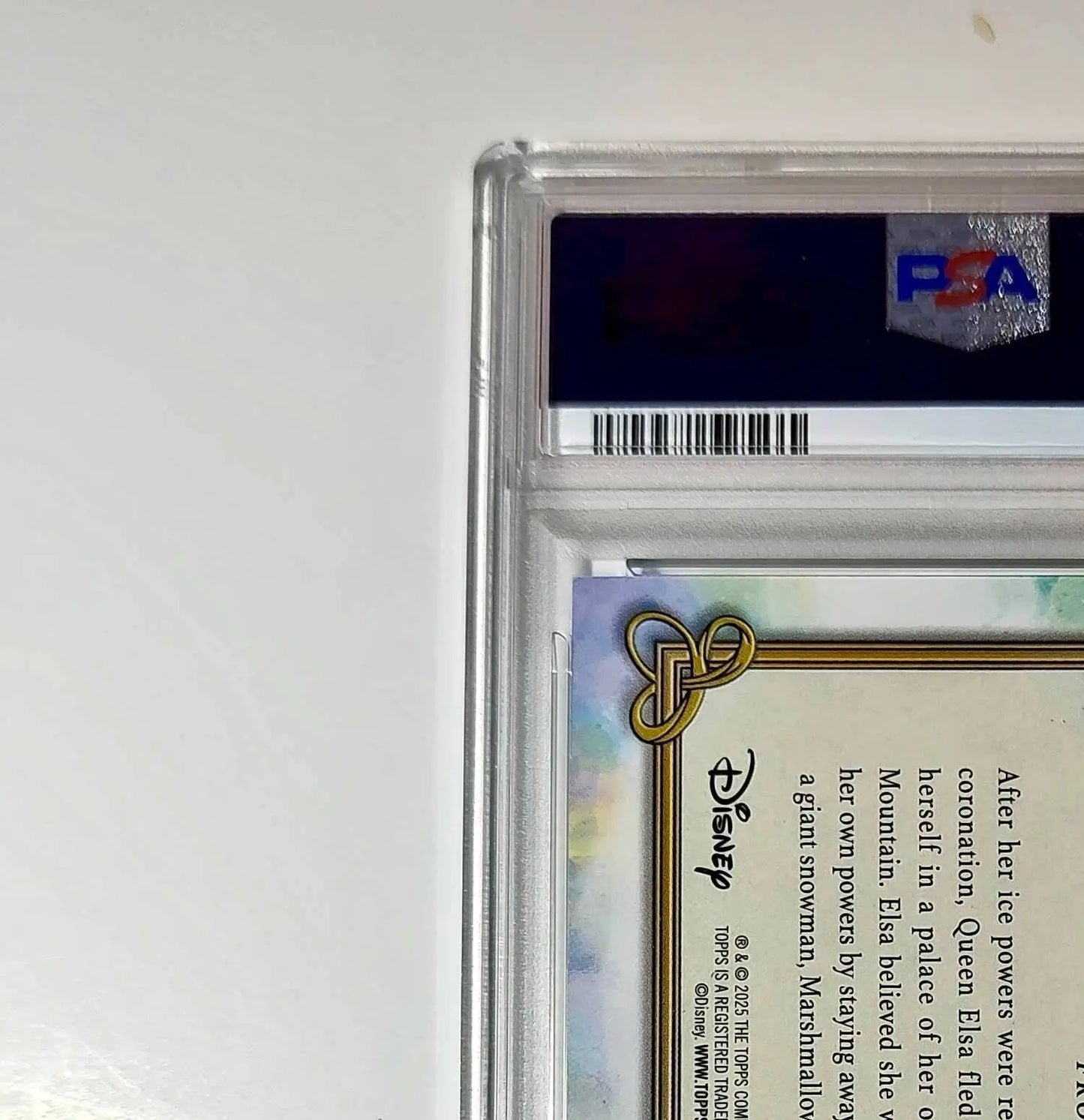 Elsa’s Ice Palace 2025 Topps Disney #C-18 Card Frozen PSA 10 - Non-Sports Card Single