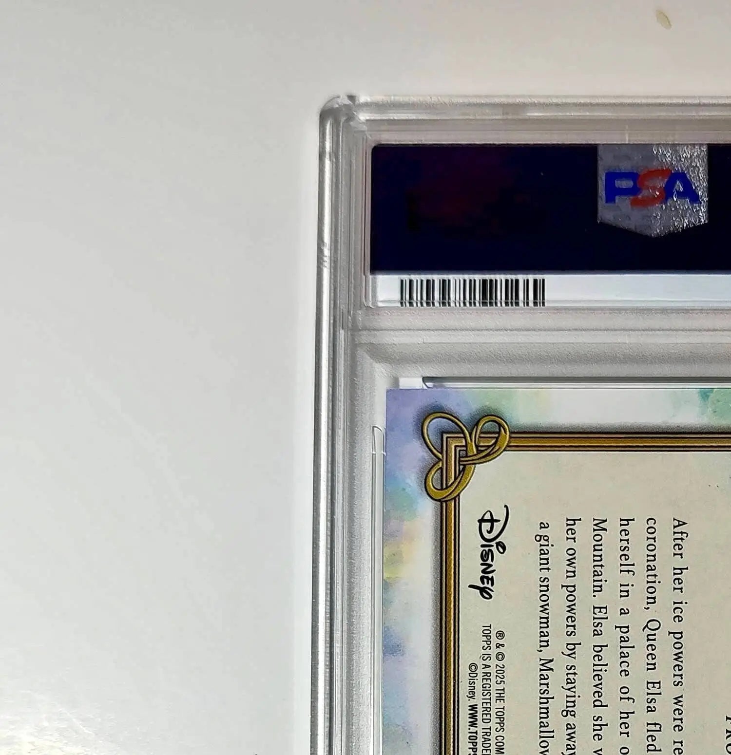 Elsa’s Ice Palace 2025 Topps Disney #C-18 Card Frozen PSA 10 - Non-Sports Card Single