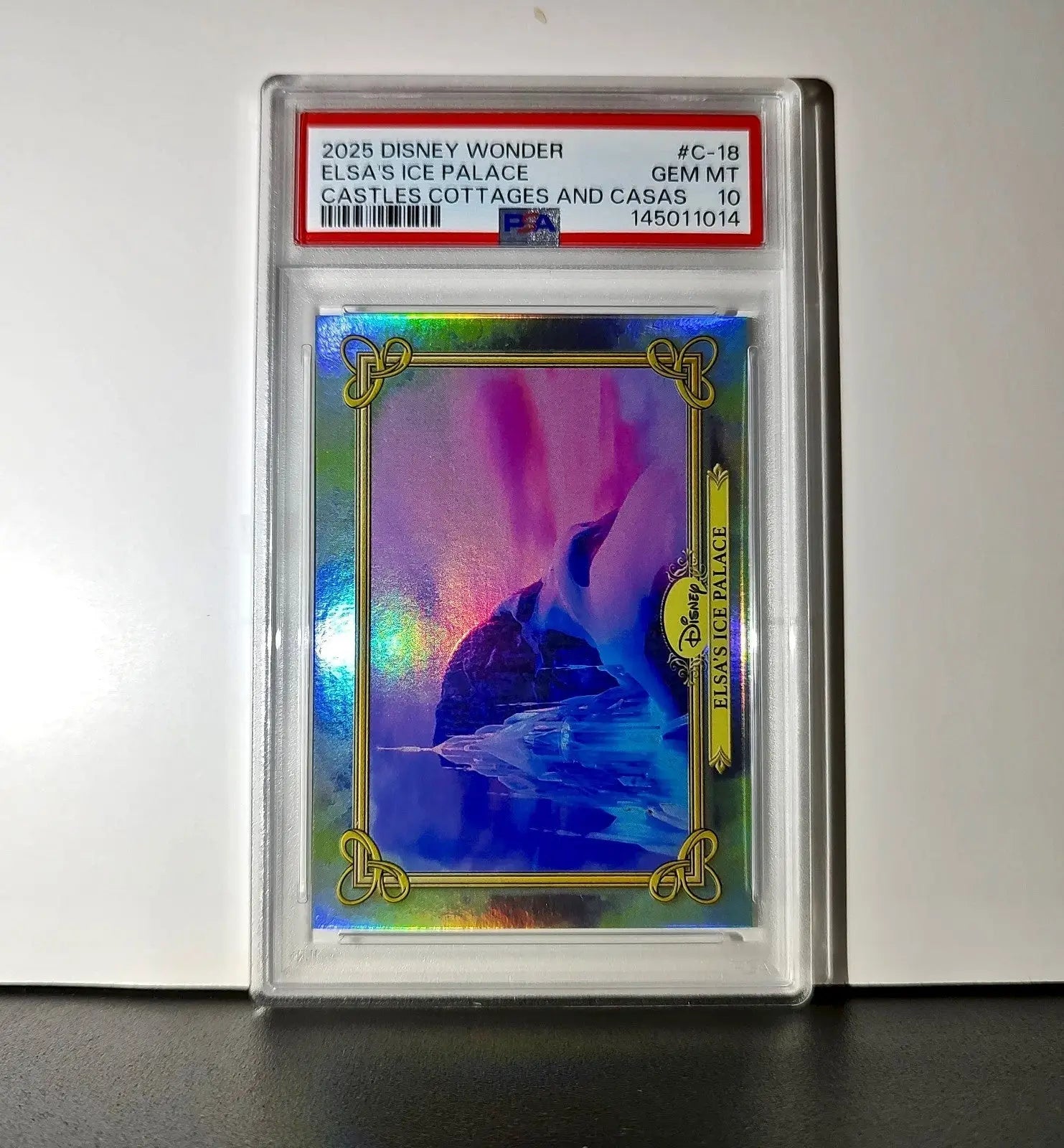 Elsa’s Ice Palace 2025 Topps Disney #C-18 Card Frozen PSA 10 - Non-Sports Card Single