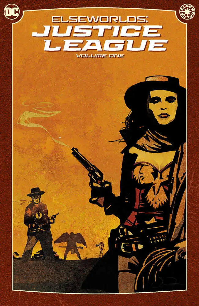 Comic book cover of Elseworlds Justice League TPB Volume 01 featuring Justice Riders