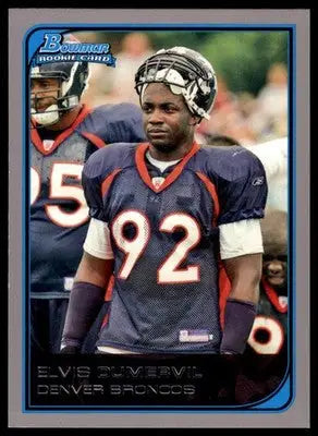 Elvis Dumervil Rookie 2006 Bowman #238 Denver Broncos