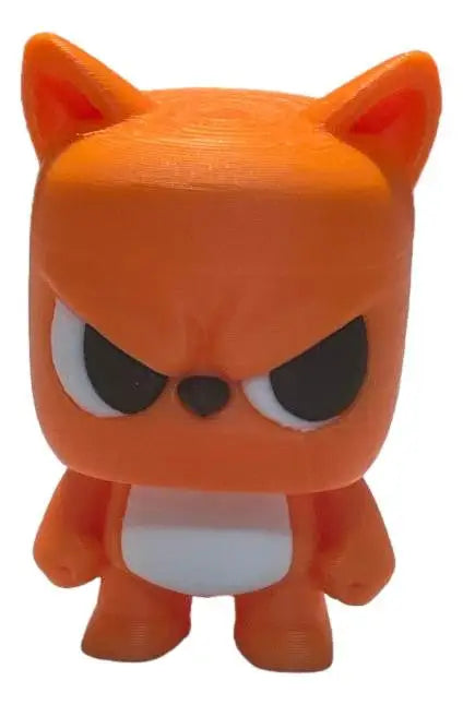 Ember the Cat Figurine Orange Cute Kawaii 3D Printed Animal Toy Gift - Collectibles