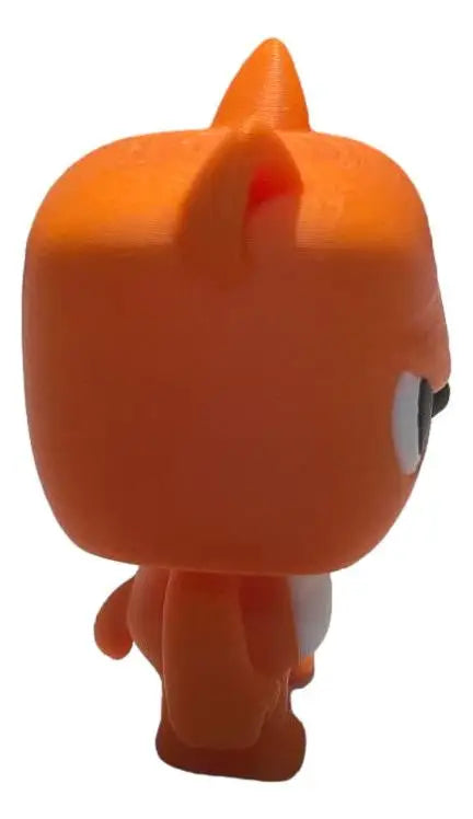 Ember the Cat Figurine Orange Cute Kawaii 3D Printed Animal Toy Gift - Collectibles