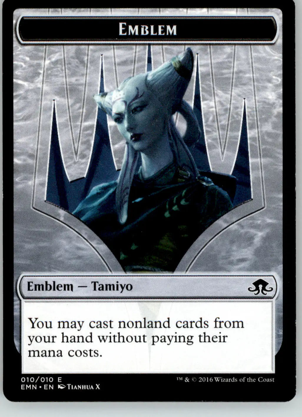 Emblem - Tamiyo Field Researcher - Eldritch Moon - 10 - NM Magic: The Gathering