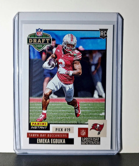 Emeka Egbuka Rookie 2025 NFL Draft #23 Card Tampa Bay Buccaneers 1 of 814 - Football Card Single