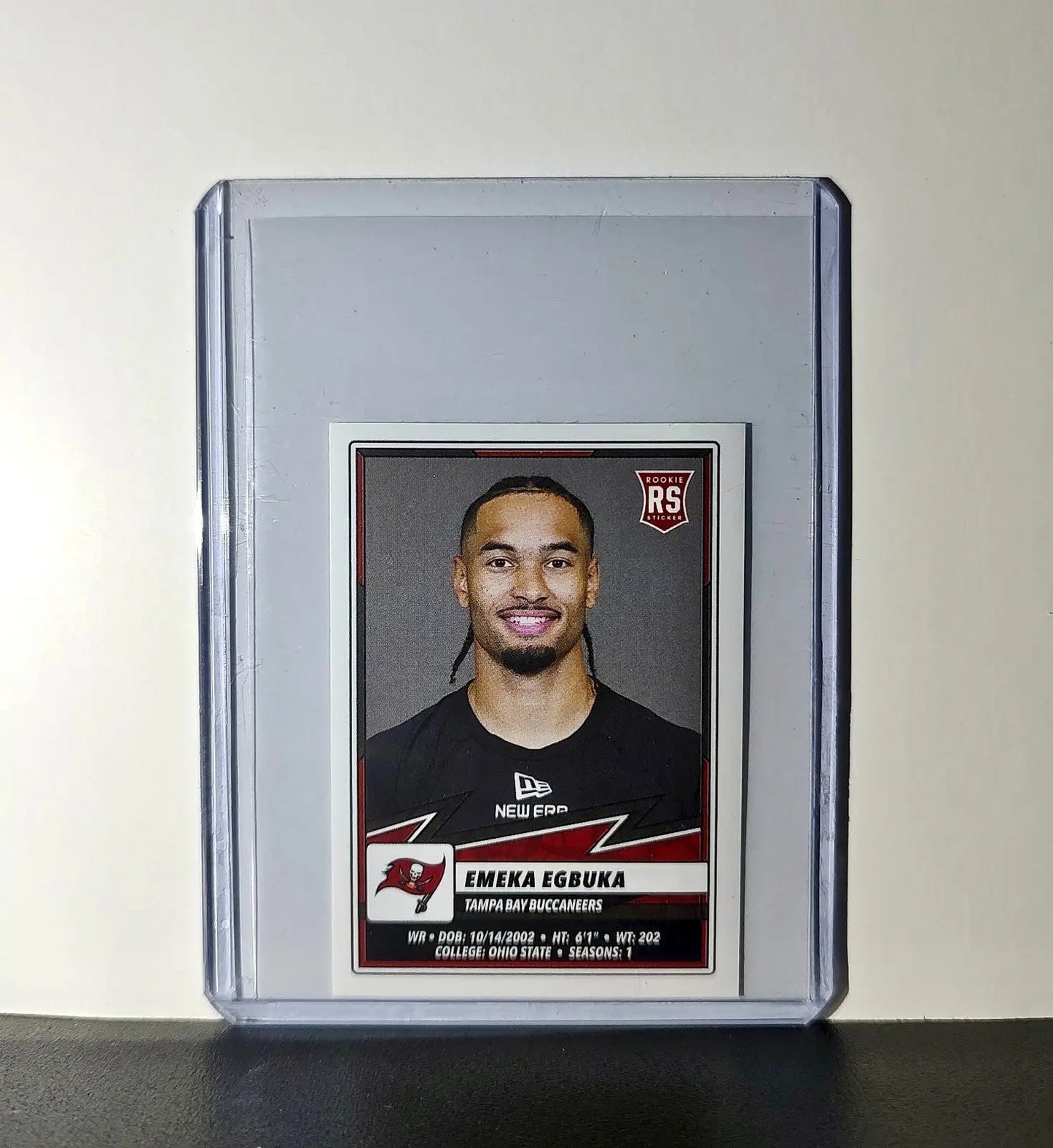 Emeka Egbuka Rookie 2025 Panini NFL #480 Sticker Buccaneers
